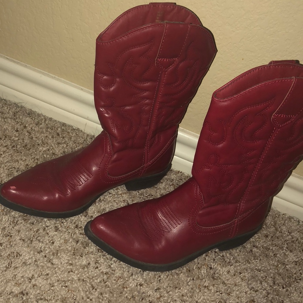 Red Cowgirl Boots